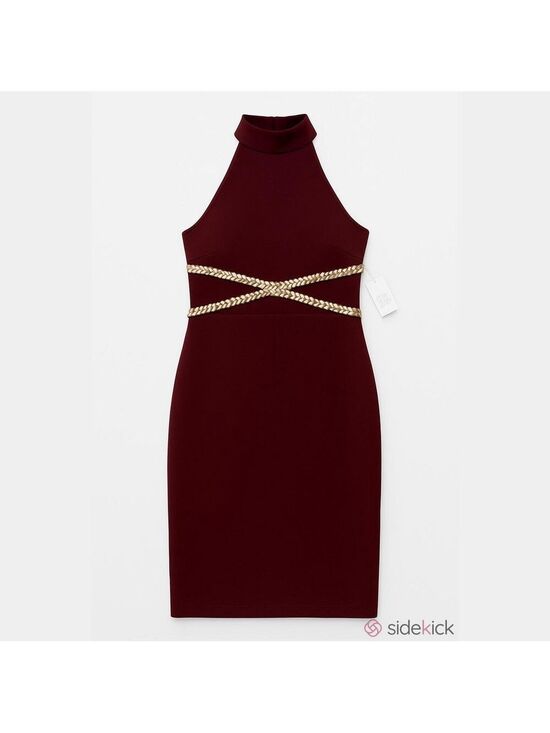Charlotte Russe Dresses & Skirts - Charlotte Russe Peekaboo gold detail dress!